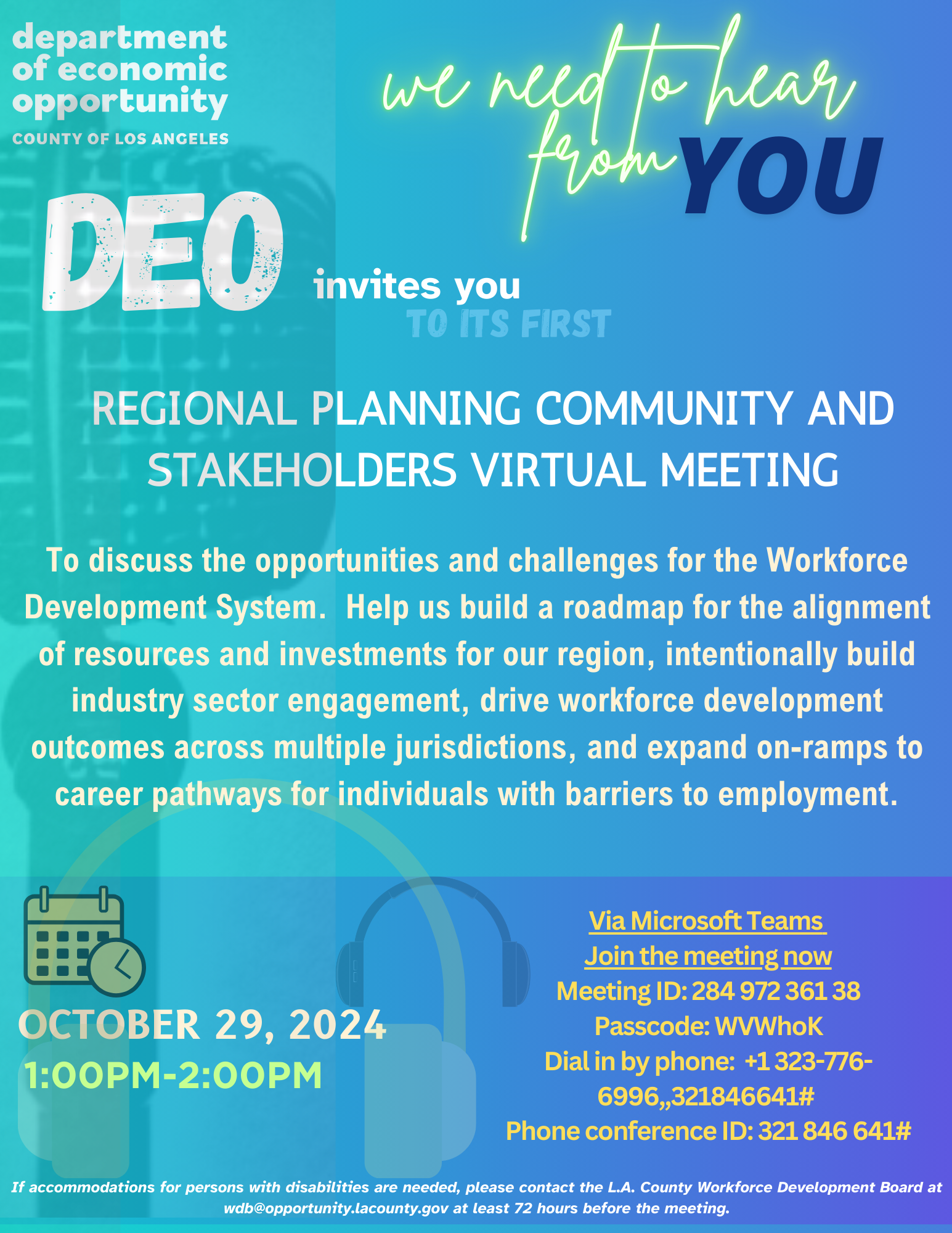 REGIONAL PLAN MEETING FLYER 10-29-24